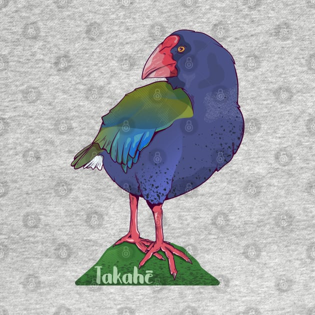 Takahe NZ Bird by mailboxdisco